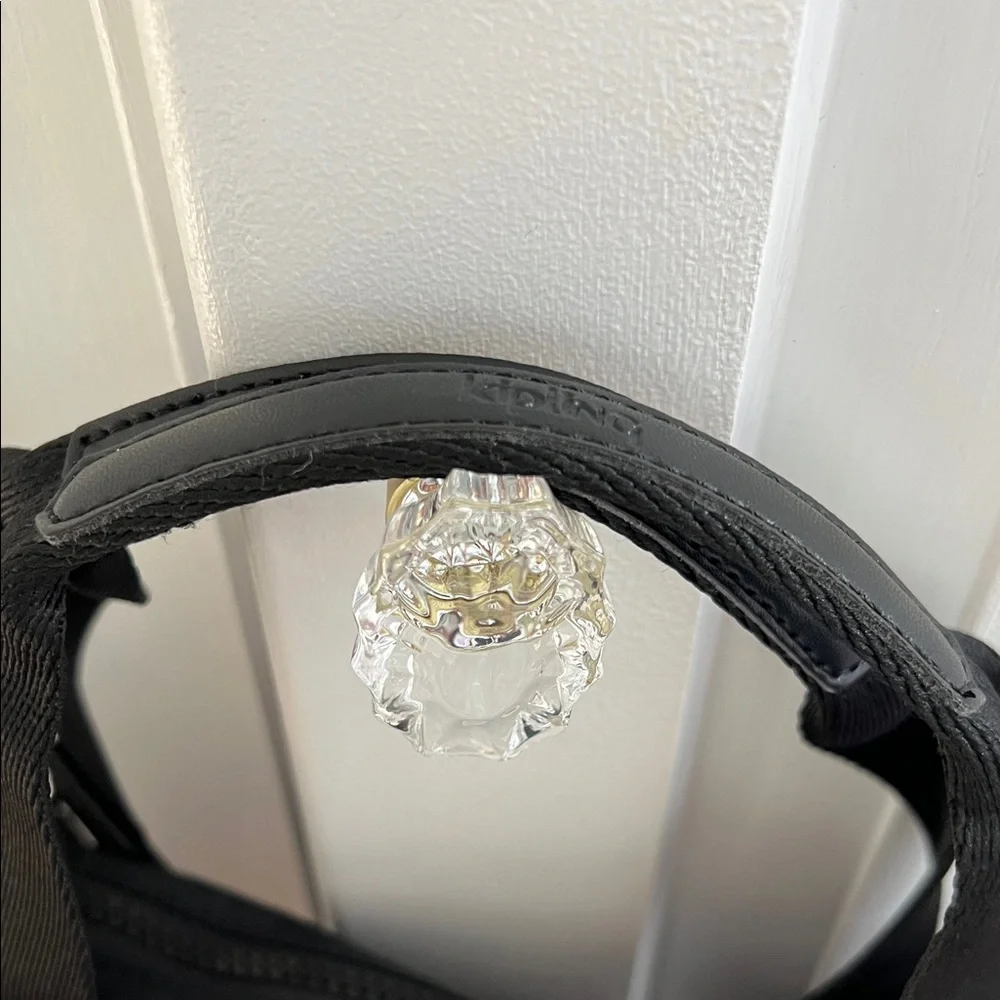 Kipling Black Crossbody Bag with Patterned Strap - Picture 5 of 10